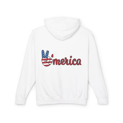 Patriotic Soldier Lightweight Hoodie - Unisex American Style