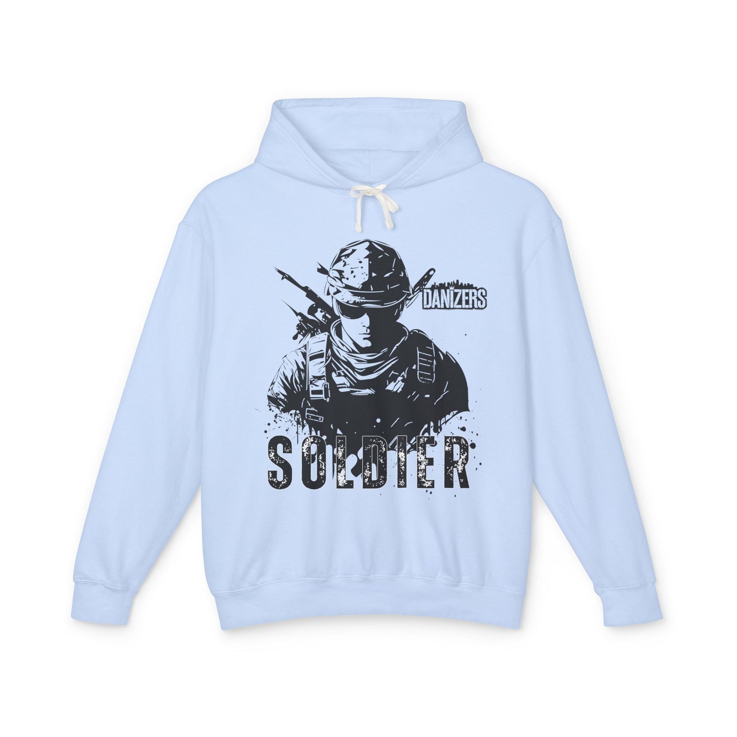 Patriotic Soldier Lightweight Hoodie - Unisex American Style