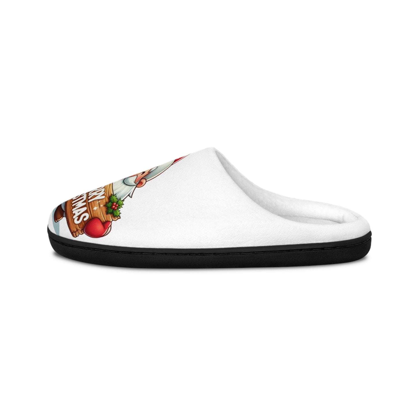 Festive Santa Women's Indoor Slippers – Merry Christmas Cozy Footwear